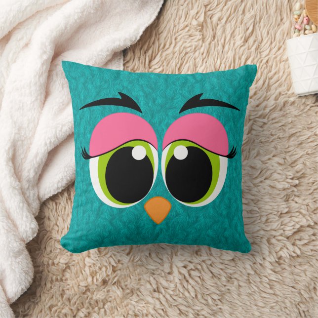 Cute Animal Eyes Cushion (Blanket)