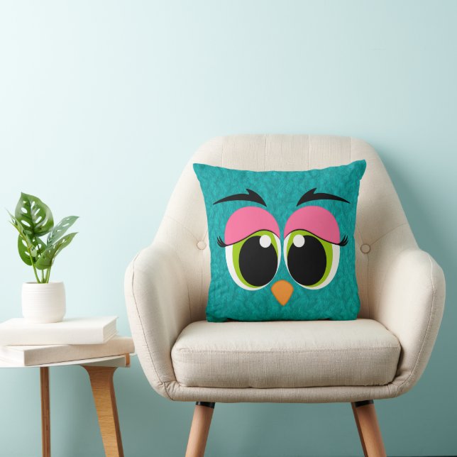 Cute Animal Eyes Cushion (Chair)