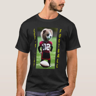 Cute Animal Football player T-Shirt