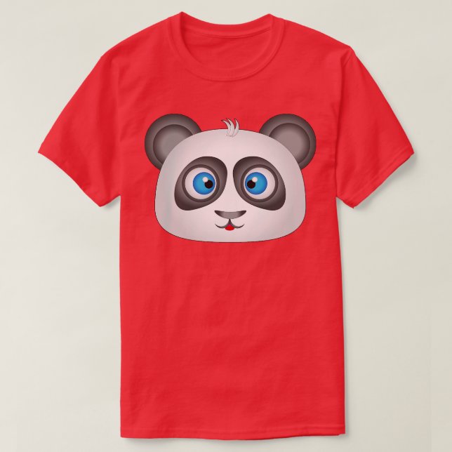 Cute Animal Friendly Panda 5 T-Shirt (Design Front)
