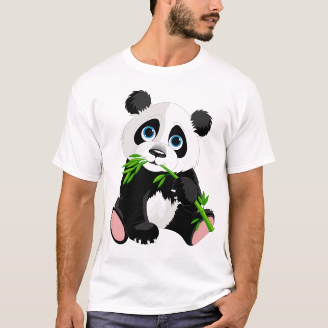 Cute Animal Friendly Panda t-shirt  (Front)