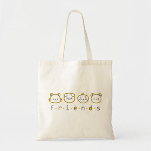 Cute animal friends face  Case-Mate iPhone case Tote Bag