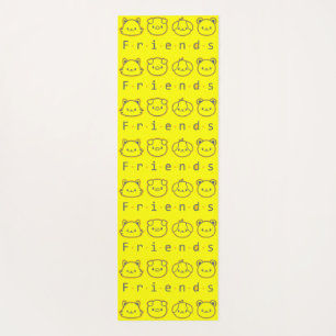Cute animal friends face Case-Mate iPhone case Yoga Mat