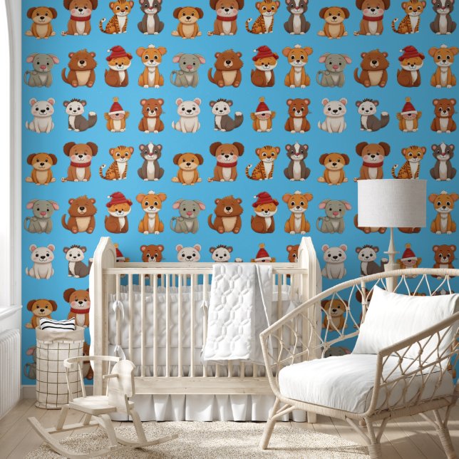 Cute animal friends wallpaper (Kids)