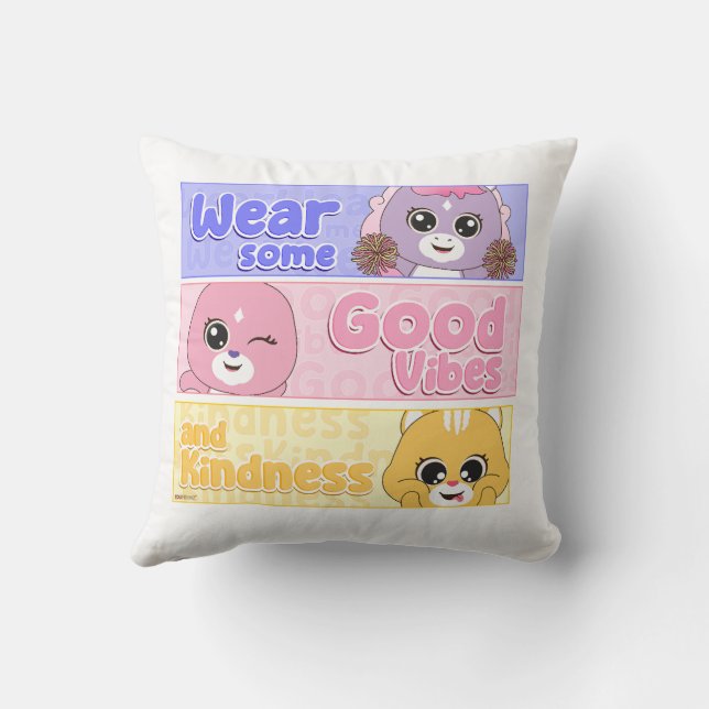 Cute Animal Frienz: Perfect for Kids Cushion (Back)