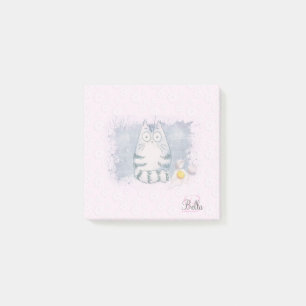 Cute Animal Funny Cat Pink Post-it Notes