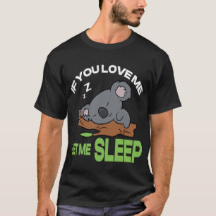 Cute Animal Gift Idea Sleeping Koala T-Shirt-produ T-Shirt