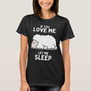 Cute animal gift idea sleeping sheep sleep shirt p