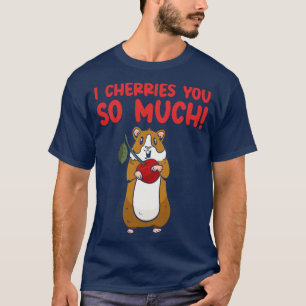 Cute Animal Hamster Cherry Pet Food Pet Hamster Lo T-Shirt