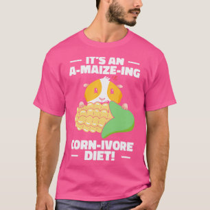 Cute Animal Hamster Corn Pet Food Hamster Lover Pe T-Shirt