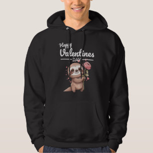 Cute Animal Heart Panda Happy Valentine Day 11 Hoodie