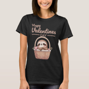 Cute Animal Heart Panda Happy Valentine Day 20 T-Shirt
