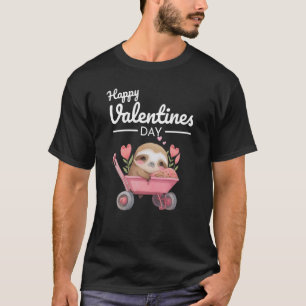 Cute Animal Heart Panda Happy Valentine Day 22 T-Shirt