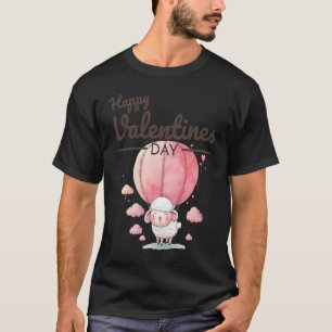 Cute Animal Heart Panda Happy Valentine Day 33 T-Shirt