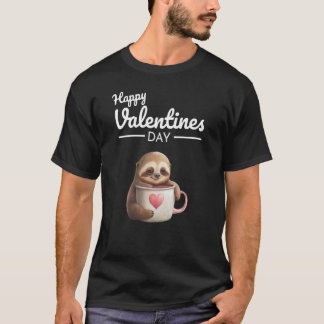 Cute Animal Heart Panda Happy Valentine Day  36 T-Shirt