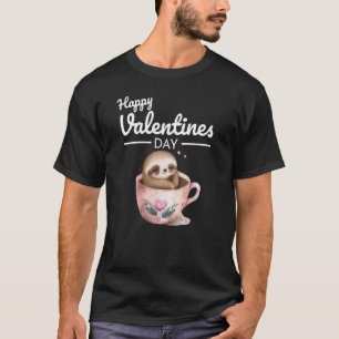 Cute Animal Heart Panda Happy Valentine Day  43 T-Shirt
