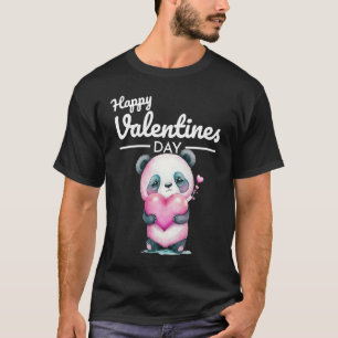 Cute Animal Heart Panda  Happy Valentine Day  5 T-Shirt