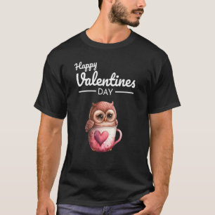 Cute Animal Heart Panda Happy Valentine Day  70 T-Shirt