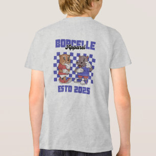 Cute Animal Illustrative Tri-Blend Shirt