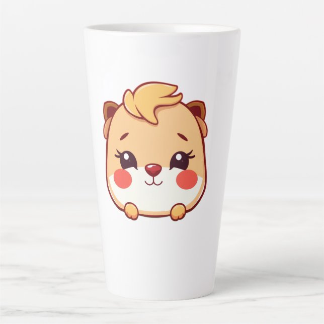 Cute animal latte mug (Front)