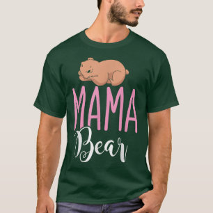 Cute Animal Mum Mummy Bear Family Bear Mama Bear T-Shirt