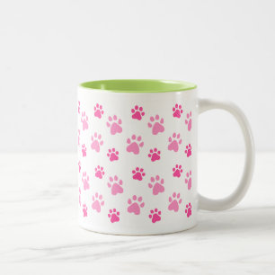 Cute Animal Paw Prints mug