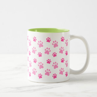 Cute Animal Paw Prints mug