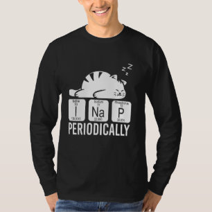 Cute Animal Periodic Table Funny Chemist Cat Chemi T-Shirt