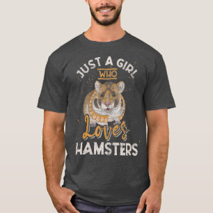 Cute Animal Pet Mum Women Girls Kids Hamster T-Shirt