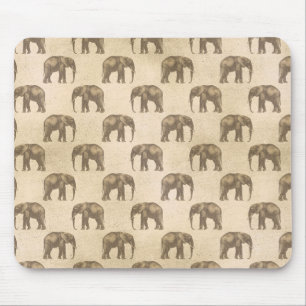 Cute Animal Print Elephant Stylish Trendy Mouse Mat