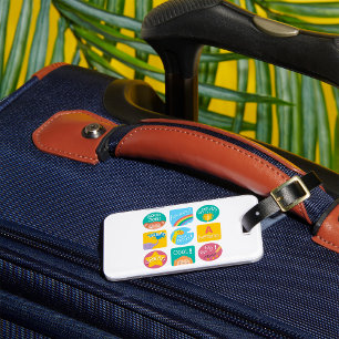 Cute Animal Reward Motivational Classroom Labels  Luggage Tag