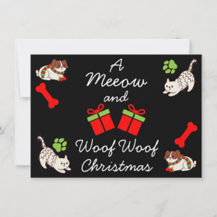 Cute Animal Seasonal Christmas Greeting Card