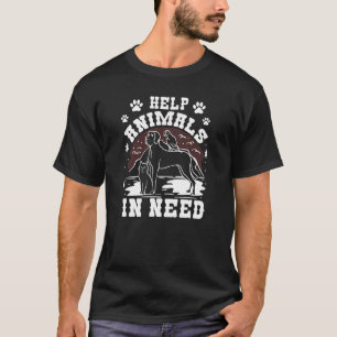 Cute Animal Shelter Animal Rescue Quote T-Shirt