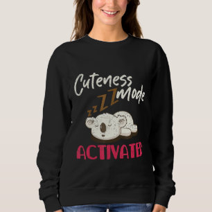 Cute Animal Sleepy Koala Sleep Sweatshirt