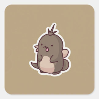 Cute Animal Square Sticker