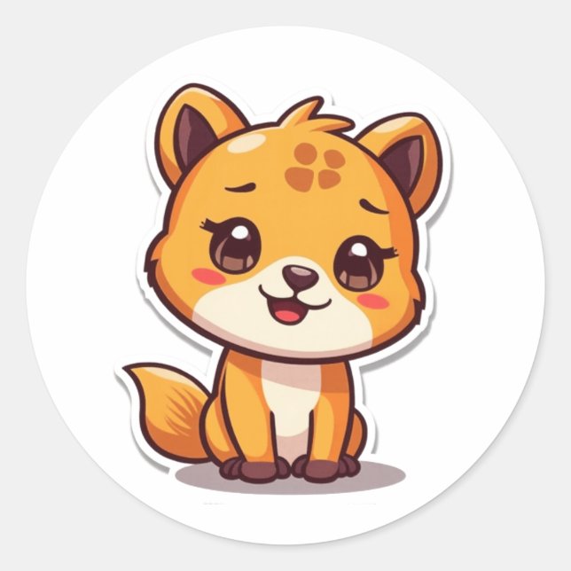 Cute Animal Stickers (Front)