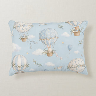 Cute Animals Air Balloon Nursery I Kids Decorative Cushion