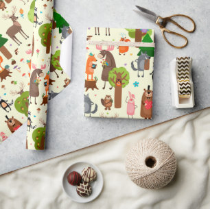 Cute Animals Any Occasion Wrapping Paper