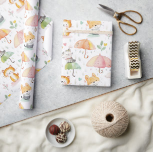 Cute Animals baby gift Wrapping Paper