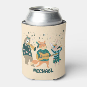 Cute Animals Bend Can Cooler