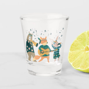 Cute Animals Bend Shot Glass