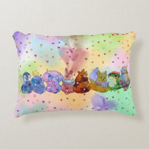 Cute Animals called The Lucky Charms Decorative Cushion