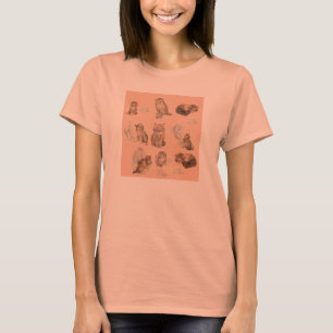 CUTE ANIMALS / CAT AND MOUSE STORIES IN PINK T-Shirt