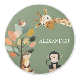 Cute Animals Ceramic Knob