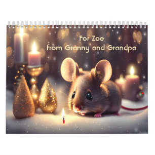 Cute animals, dwarfes and more for children  calendar