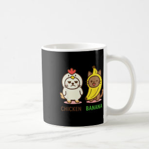Cute Animals In Chicken And Nana Costumes Kawaii _ Coffee Mug