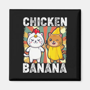 Cute Animals In Chicken And Nana Costumes Kawaii Magnet