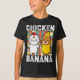 Cute Animals In Chicken And Nana Costumes Kawaii T-Shirt