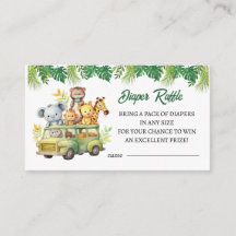 cute animals jungle safari baby shower