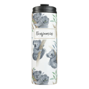 Cute Animals Koala Personalised Baby Thermal Tumbler